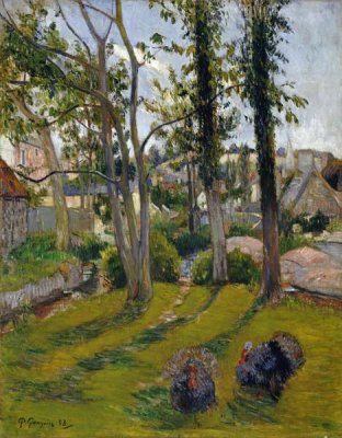 Paul Gauguin - Les Dindons (Pont Aven Landscape), 1888