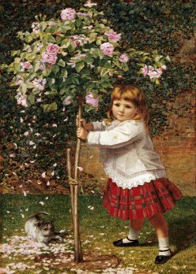 James Hayllar - The Rose Tree