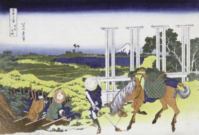 Hokusai - Senju In Musashi Province