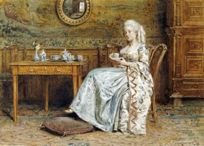 George Goodwin Kilburne - Afternoon Tea