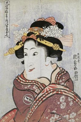 Utagawa Kunisada - The Actor Iwai Hanshiro