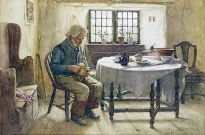 Walter Langley - A Poor Man's Meal