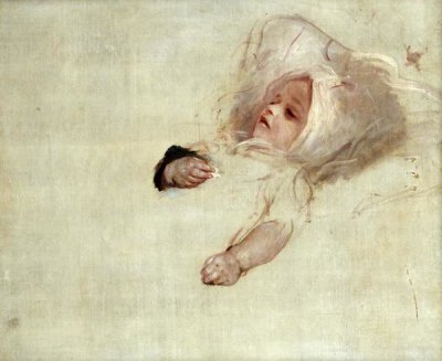 Sir Thomas Lawrence - Portrait of a Baby, Head and Hands