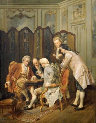 Ignacio Leon y Escosura - The Backgammon Players