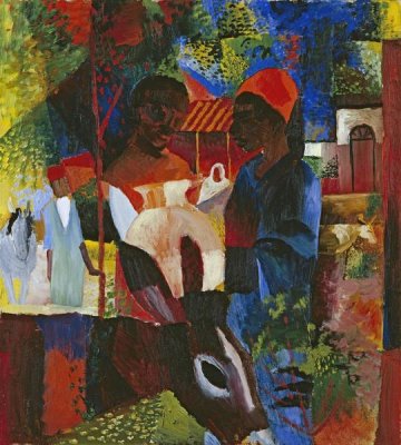 August Macke - A Market In Tunis