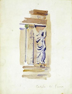 Charles Rennie Mackintosh - Study of an Angel Statue