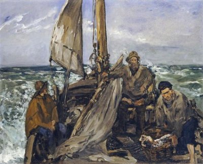 Edouard Manet - The Workers of the Sea