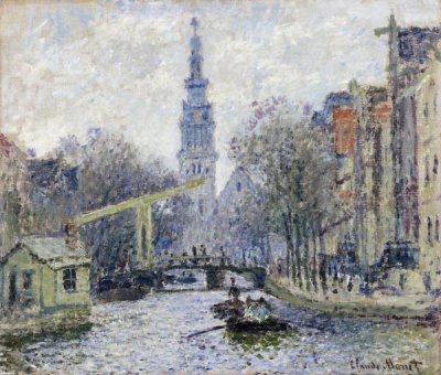 Claude Monet - Canal, Amsterdam