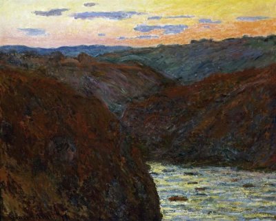 Claude Monet - La Creuse, Sunset