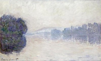 Claude Monet - The Seine Near Vernon, as Seen in the Morning