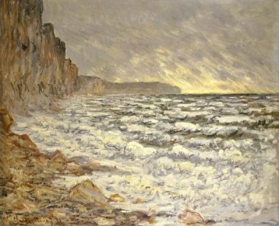 Claude Monet - Seafront, Fécamp