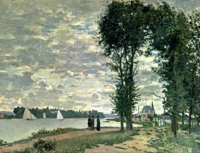 Claude Monet - The Banks of The Seine at Argenteuil