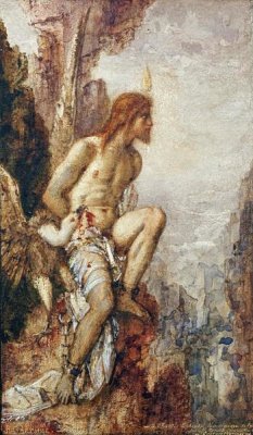 Gustave Moreau - Promethee (The Torture of Prometheus)