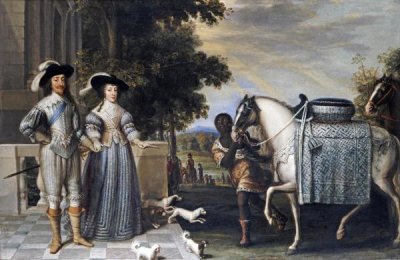 Daniel Mytens - King Charles I and Queen Henrietta Maria