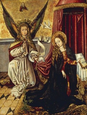 Martin Schongauer - The Annunciation