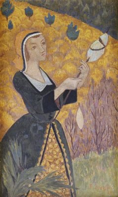 Paul Serusier - Young Girl With Oak Leaf