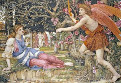 John Roddam Spencer Stanhope - Love and The Maiden