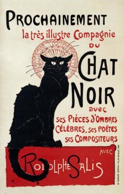 Theophile Steinlen - Prochainement, Chat Noir