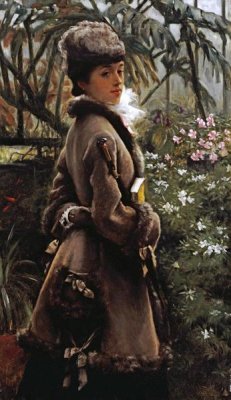 James Jacques Tissot - In The Greenhouse