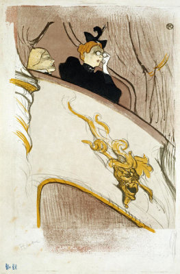 Henri Toulouse-Lautrec - The Box at The Mascaron Dore