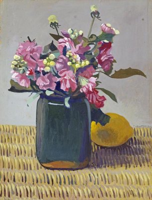 Felix Vallotton - A Bouquet OF Flowers and a Lemon