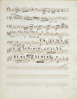Ludwig Van Beethoven - Manuscripts of The Quartet In a Minor Opus 132