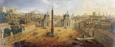 Gaspar Van Wittel - Piazza Del Popolo, Rome