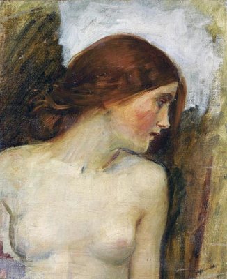 John William Waterhouse - Study For The Head of Echo