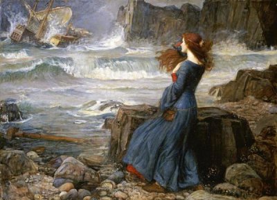 John William Waterhouse - Miranda - The Tempest