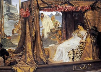 Sir Lawrence Alma-Tadema - The Meeting of Anthony and Cleopatra, 41 B.C