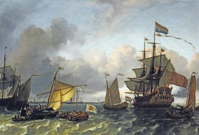 Ludolf Bakhuizen - The Frigate Princes Maria