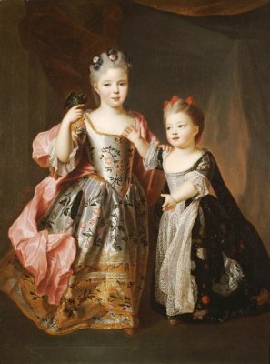 Alexis-Simon Belle - Portrait of Two Young Girls