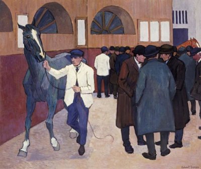 Robert Bevan - Horse Dealers at The Barbican