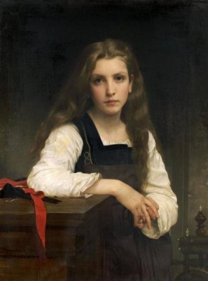 William-Adolphe Bouguereau - The Fair Spinner