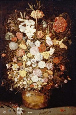 Jan Brueghel the Younger - A Crown Imperial, a Peony and Other Flowers