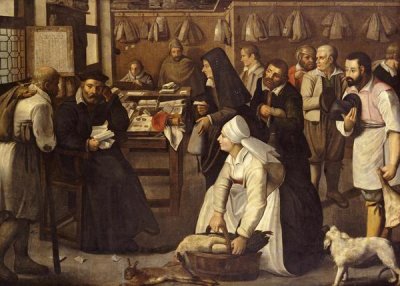 Pieter Bruegel the Elder - A Tax Office