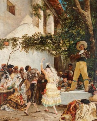 Georges Victor Clarin - The Spanish Dancers