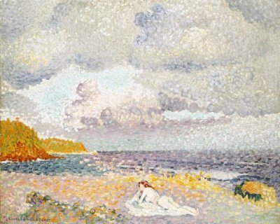 Henri Edmond Cross - Before The Thunderstorm (The Bather)