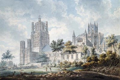 Edward Dayes - Ely Cathedral From The South-East
