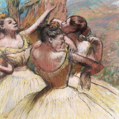 Edgar Degas - Three Dancers