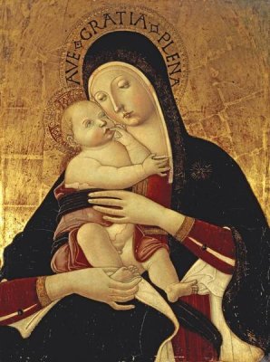 Benvenuto Di Giovanni - The Madonna and Child