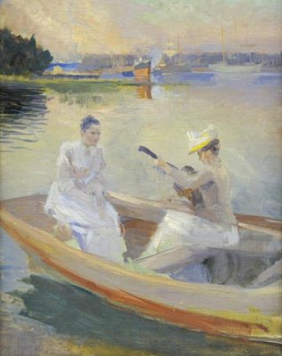 Albert Edelfelt - Summer Evening, Borga Harbour