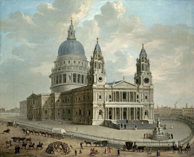 English School - View of St. Paul's Cathedral