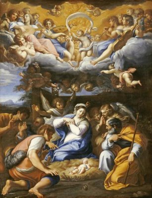 French School - The Adoration of The Shepherds