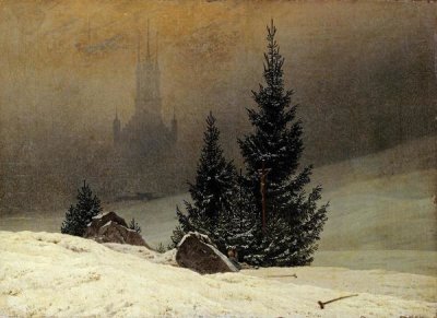 Winter Landscape With a Church