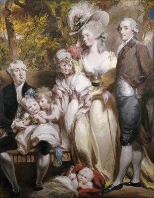 Daniel Gardner - Group Portrait of Sir John Taylor