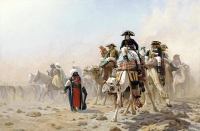 Napoleon and His General Staff In Egypt