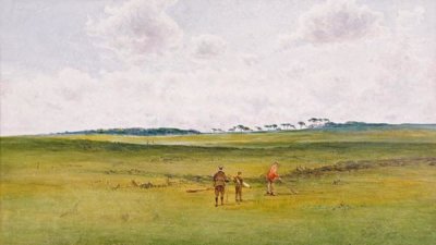 James Forbes Mackintosh Gow - On The Links, St. Andrews