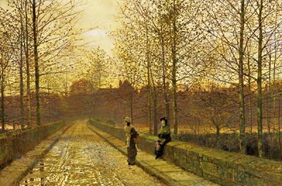 John Atkinson Grimshaw - In The Golden Gloaming