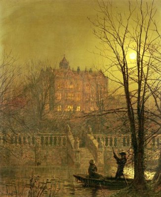 John Atkinson Grimshaw - Under The Moonbeams